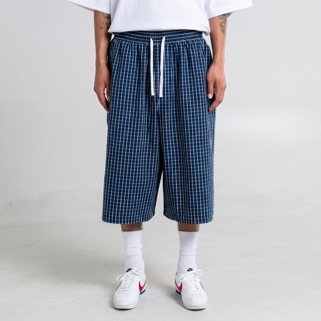 Shaka Wear Baggy Plaid Shorts