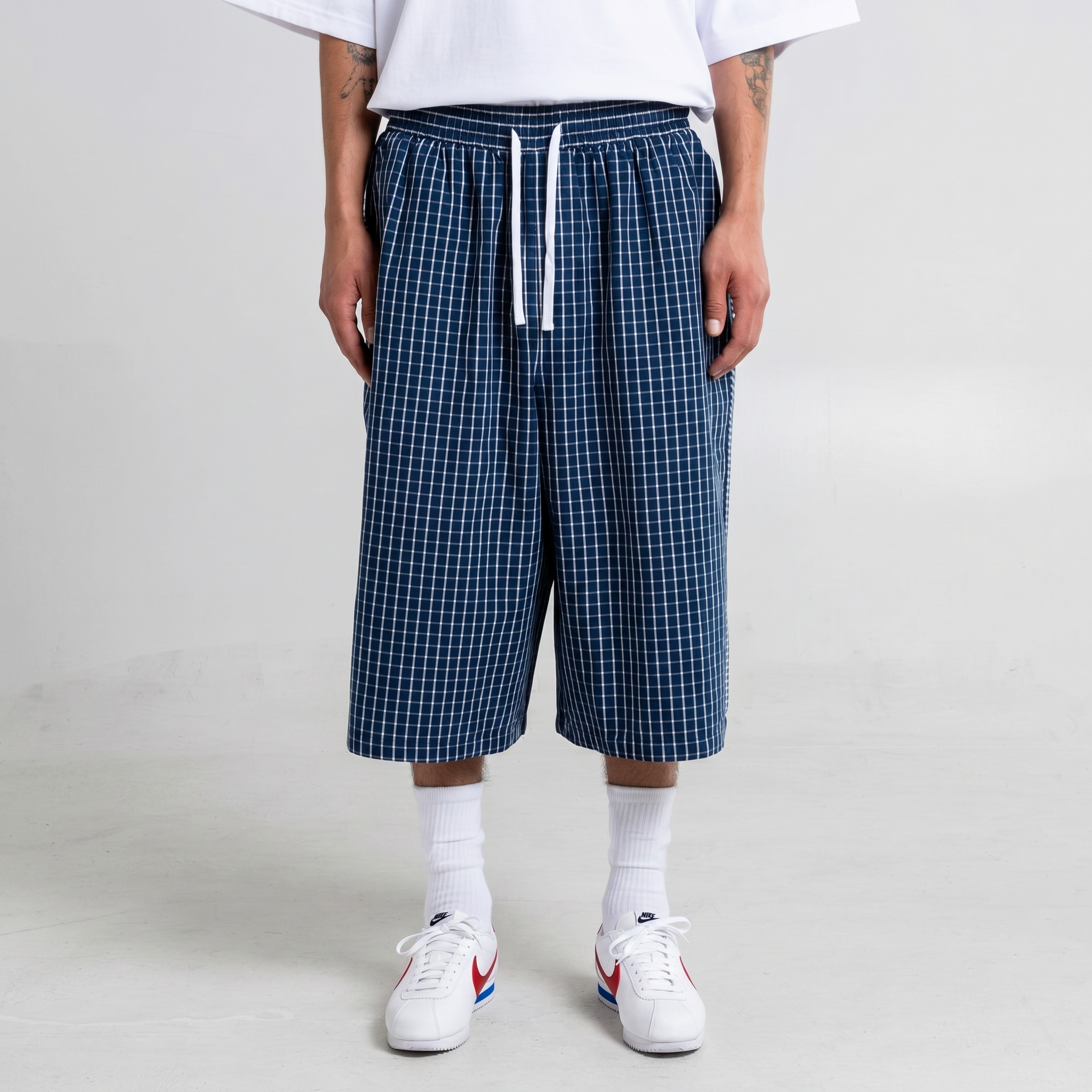 Shaka Wear Baggy Plaid Shorts